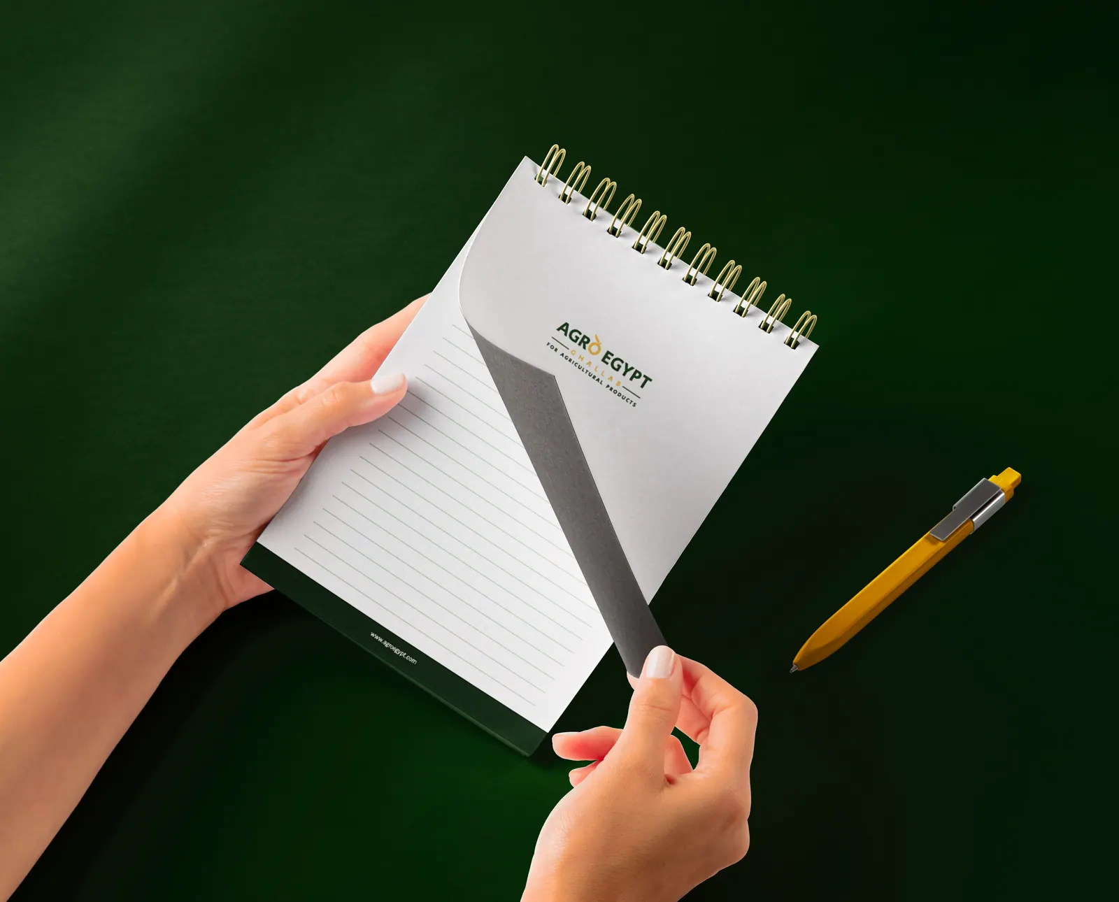 Agro Egypt branded notebook