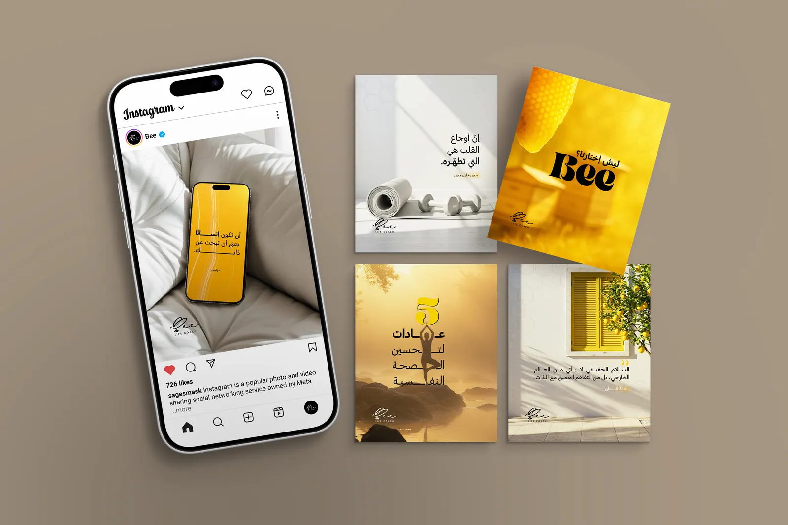 Bee social media posts